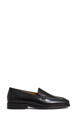 Madewell Ludlow Square Toe Loafer in True Black