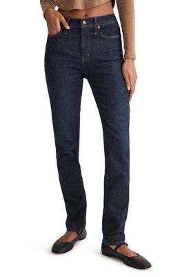 Madewell Mid Rise Stovepipe Jeans in Dalesford Wash