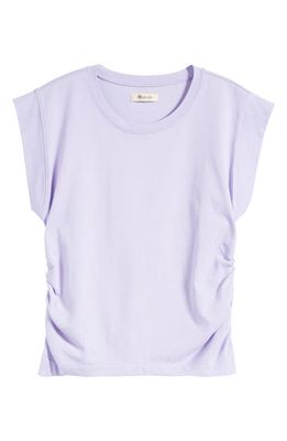 Madewell Side Cinch Muscle Tee in Subtle Lavender