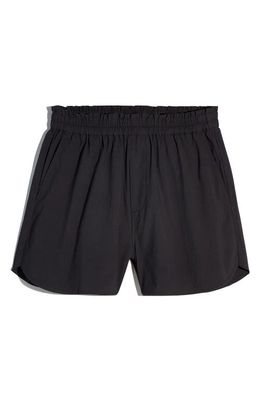 Madewell Signature Poplin Pull-On Shorts in Bk5229