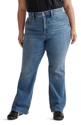 Madewell Skinny High Waist Flare Jeans in Elevere Wash