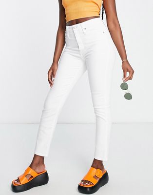 Madewell skinny jeans in white