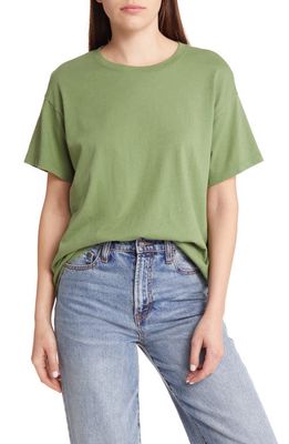 Madewell Softfade Oversize Cotton T-Shirt in Sweet Basil