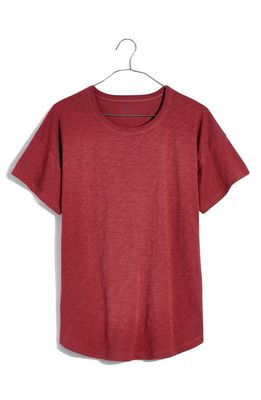 Madewell Sorrel Whisper Ringer T-Shirt in Pressed Grape