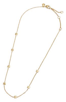 Madewell Star Station Necklace in Vintage Gold