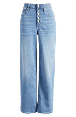 Madewell Summer Perfect High Waist Wide Leg Jeans in Ohlman Wash