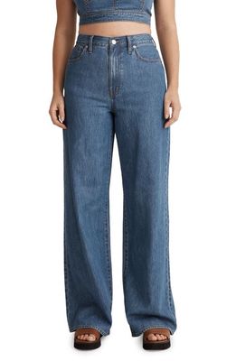 Madewell Super Wide Leg Jeans in Lessard Wash