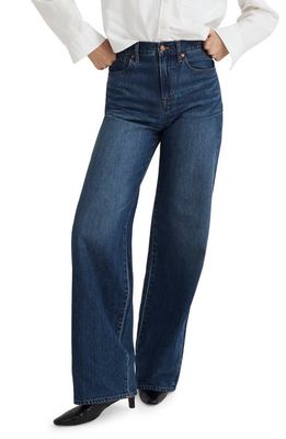 Madewell Super Wide Leg Jeans in Vietor Wash