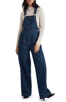 Madewell Superwide-Leg Overalls in Warham Wash