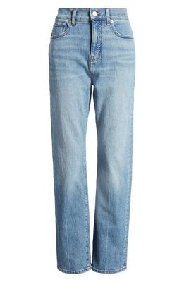 Madewell The '90s Creased High Waist Straight Leg Jeans in Rondell Wash