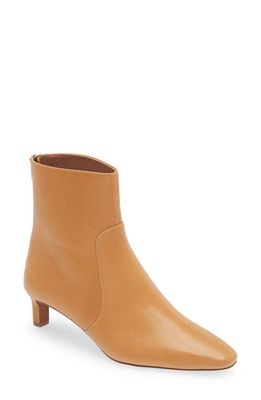 Madewell The Dimes Kitten Heel Boot in Distant Sand