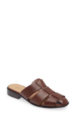 Madewell The Dixson Fisherman Mule in Apple Butter