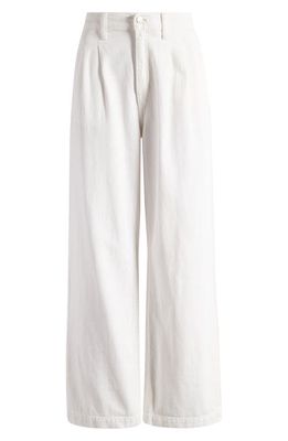 Madewell The Harlow Wide Leg Jeans in Tile White