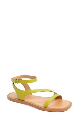 Madewell The Mabel Sandal in Citrus Lime