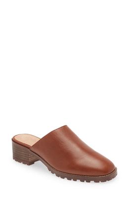 Madewell The Mindy Lugsole Mule in Dried Maple