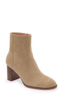 Madewell The Mira Side Seam Bootie in Walnut Shell