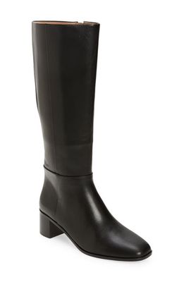 Madewell The Monterey Tall Boot in True Black