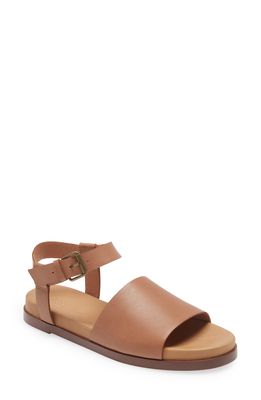 Madewell The Noelle Ankle Strap Sandal in Warm Hickory