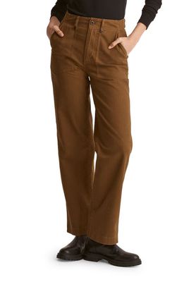 Madewell The Perfect Utility Edition Wide Leg Pants in Golden Spinach