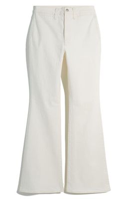 Madewell The Perfect Vintage High Waist Flare Jeans in Tile White