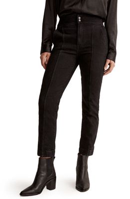 Madewell The Perfect Vintage High Waist Jeans: Tuxedo Edition in True Black