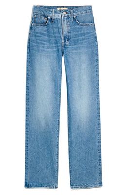 Madewell The Perfect Vintage High Waist Straight Leg Jeans in Ferman Wash