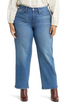 Madewell The Perfect Vintage High Waist Wide Leg Jeans in Fairfox Wash