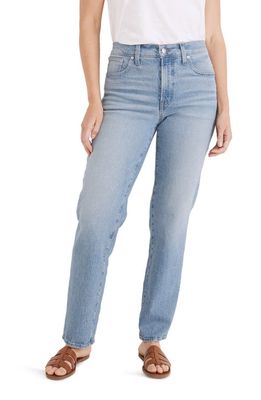 Madewell The Perfect Vintage Mid Rise Straight Leg Jeans in Verwood