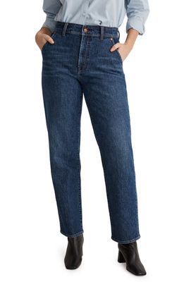 Madewell The Perfect Vintage Pocket Edition High Waist Straight Leg Jeans in Stanhill Wash