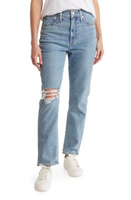 Madewell The Perfect Vintage Ripped High Waist Jeans in Cardine Wash