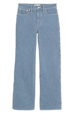 Madewell The Perfect Vintage Wide Leg Crop Jeans in Indigo Railroad