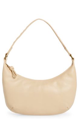 Madewell The Piazza Small Slouch Shoulder Bag in Buttered Scone