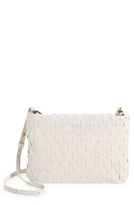 Madewell The Puff Woven Crossbody Bag in Form Grey