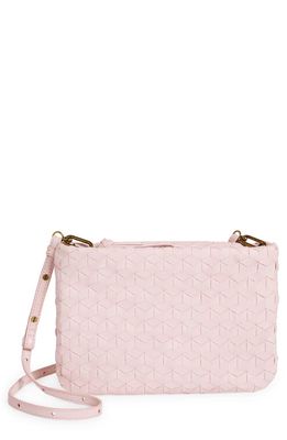 Madewell The Puff Woven Crossbody Bag in Subtle Blossom