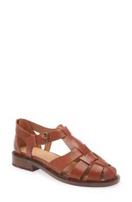 Madewell The Rina Fisherman Flat in Dried Maple