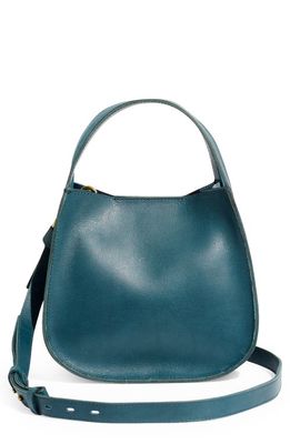 Madewell The Sydney Colorblock Shoulder Bag in Mineral Blue