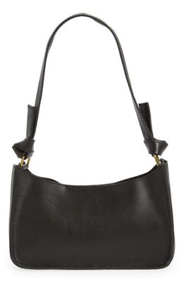 Madewell The Sydney Leather Hobo Bag in True Black