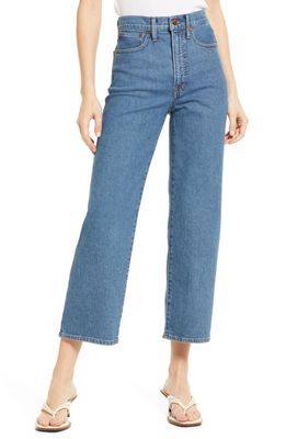 Madewell The Tall Perfect Vintage Wide Leg Crop Jeans in Montclare