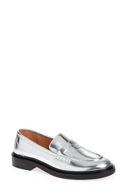 Madewell The Vernon Loafer in Silver