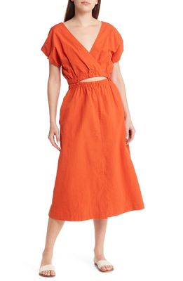 Madewell Two-Piece Dress in Roasted Squash