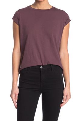 Madewell Vintage Crewneck Cotton T-Shirt in Muted Plum