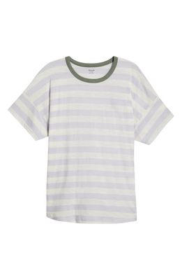 Madewell Whisper Cotton Ringer T-Shirt in Distant Lavender