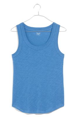 Madewell Whisper Cotton Tank in Hermitage Blue