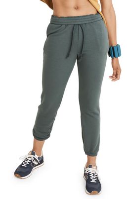 Madewell Women's MWL Superbrushed Easygoing Sweatpants in Midnight Green