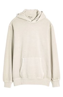 Madewell Woodland Brushed Terry Hoodie in Bleached Canvas