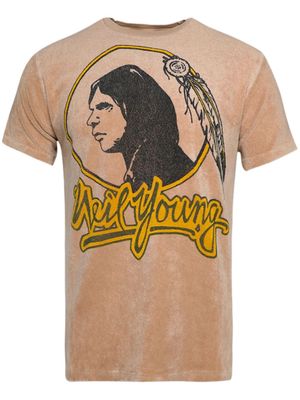 Madeworn Neil Young cotton T-shirt - Neutrals