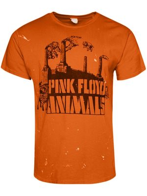 MadeWorn Pink Floyd Animals cotton T-shirt - Orange