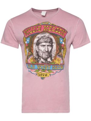 Madeworn Willie Nelson '78 T-shirt - Pink