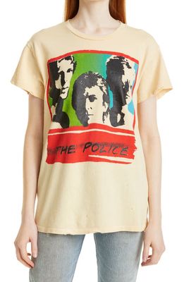 MadeWorn Women's The Police Graphic Tee in Sunbleached