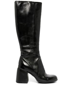 Madison.Maison knee-high leather boots - Black